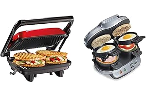 Hamilton Beach Dual Breakfast Sandwich Maker with Timer