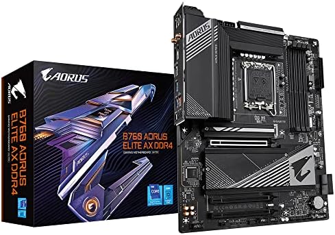 Placa Mãe Gigabyte B760 AORUS ELITE AX DDR4 WIFI (LGA 1700/4xDDR4...