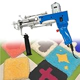 Starter Kit per strumento per tufting di tappeti, strumento per tufting di tappeti 2 in 1 per pile tagliate e pile, kit per realizzare tappeti facile da usare, per devoti dell'artigianato,Blue