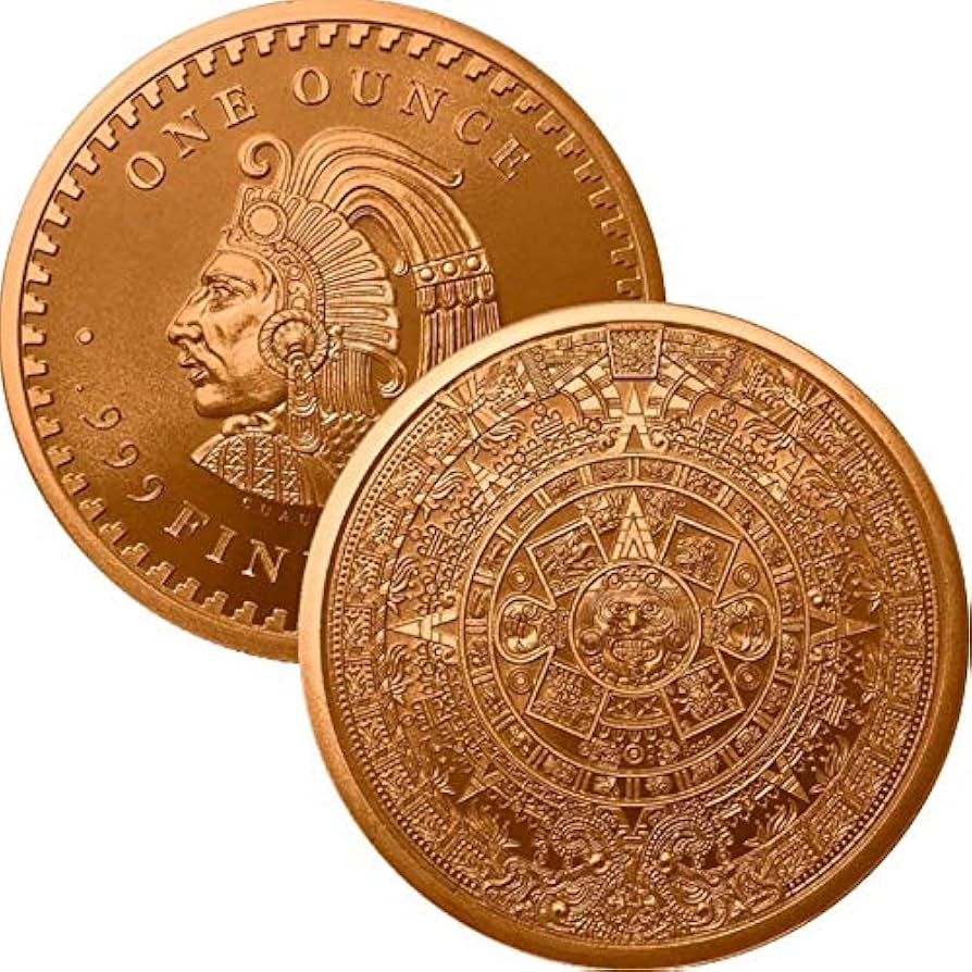 アメリカ合衆国 旧貨幣 コレクション Amazon.com: 1 oz .999 Pure Copper Round/Challenge Coin (The