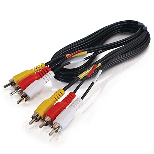 Cable RCA de 50 metros C2G con doble conector macho negro de alta flexibilidad 2