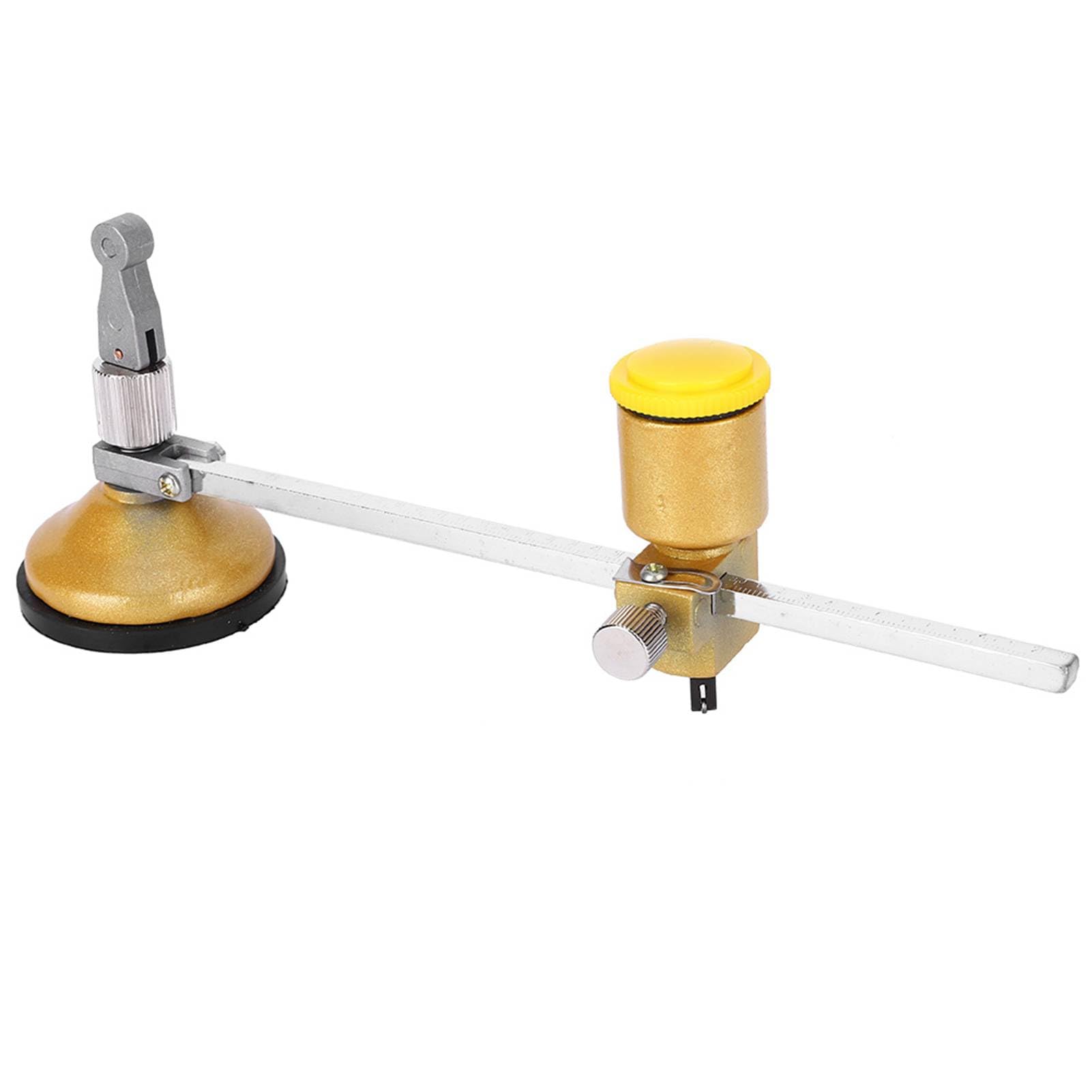 360 Degree Rotation Glass Circle Cutter Compass Adjustable Circular Cutting Tool High Full Metal Components 40cm Diameter for Glass Hole Cutting Kitchen Ventilator Hole Air