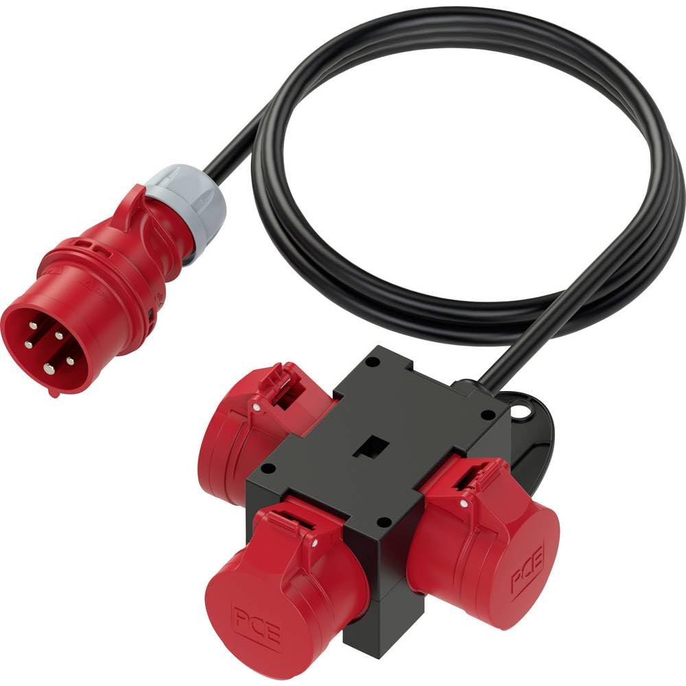 PCE 554223 CEE - Distribuidor de corriente (400 V, 16 A)