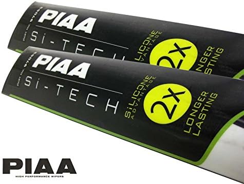 PIAA Si-Tech Front Wiper Blades Set - Silicone, Longer Lasting / 530mm; 450mm