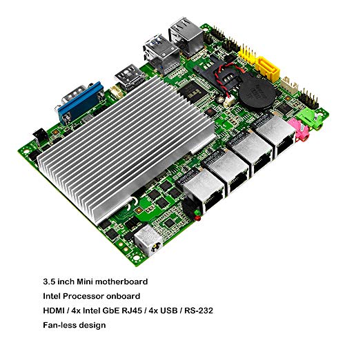 Mini Itx Linux Q330G4 Intel Core I3-4005U,1.7Ghz (8Gb Ddr3 Ram 16Gb Ssd) AES-NI,4Gigabit LAN,Used As A Router/Firewall/Proxy/WiFi Access Point - Thumbnail 3