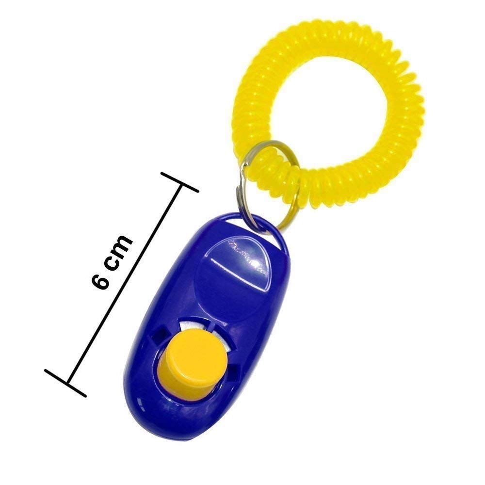 PSK Pet Training Clicker with Wrist Strap for Dogs, Cats and Birds, Colour May Vary
