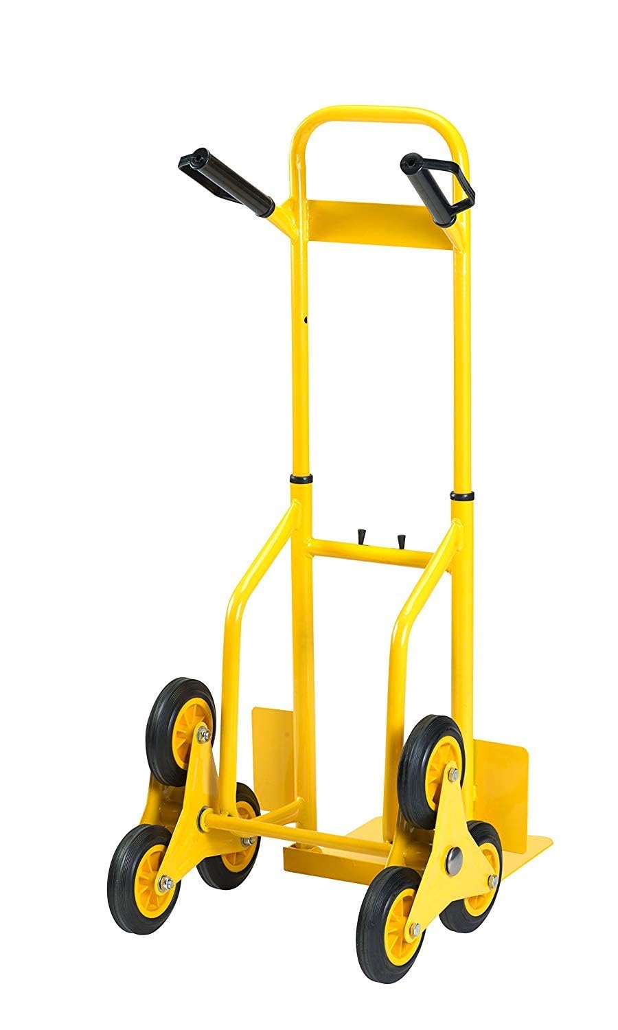 Stanley FT521 Diable Pliant - Chariot de Transport avec 6 Roues de Diable - Max. Capacité de Charge 120KG - Métal - 68 x 49 x 113 CM - Pliable
