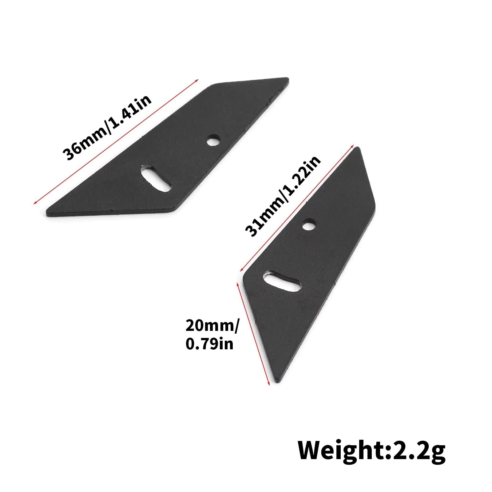 Piezas para Coches RC para Tamiya para TT01 para TT02 XV01 para HSP 94123 para Sakura 1/10 RC Drift Car Piezas De Metal Alerón Trasero