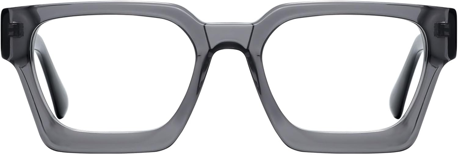 FYTOO Blue Light Blocking Reading Glasses - Modern Round Design Glasses for Women Men Anti Glare/Eyestrain Computer Readers