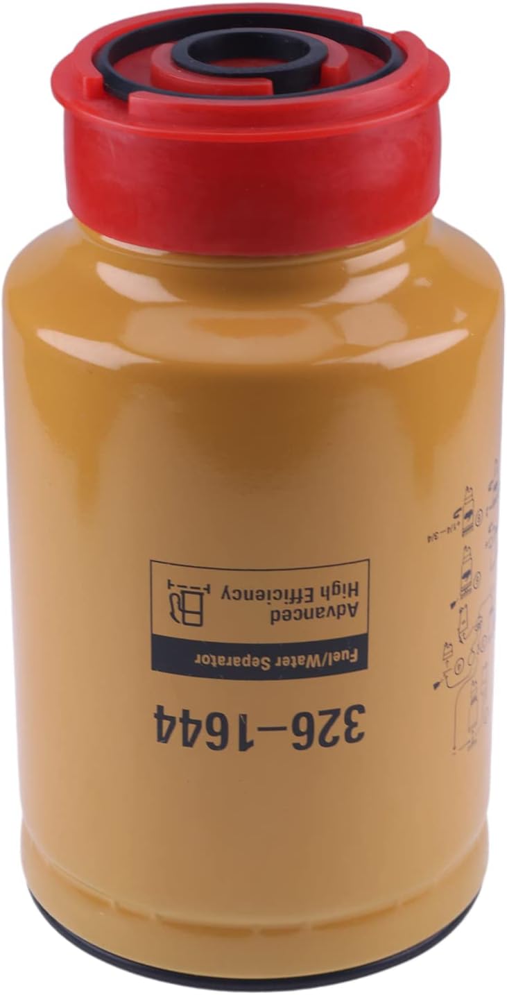AIVWUMOT Fuel Water Separator Filter 326-1644 1R-0770 Compatible with Caterpillar CAT 320C 320D 323D 325D 329D 330D 336D 3261644 202-9871