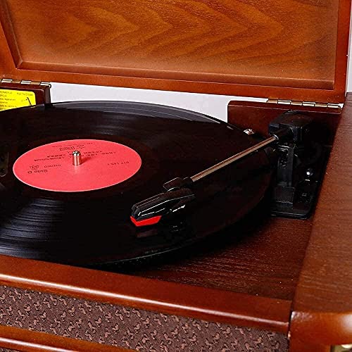 AMZOPDGS Tourne-Disque rétro, Music Box Nostalgic Classic Wood Bluetooth Turntable Bluetooth LP European Record Player… - Les Beatles, Paul McCartney, John Lennon, RIngo Starr, George Harrison AMZOPDGS Tourne-Disque rétro, Music Box Nostalgic Classic Wood Bluetooth Turntable Bluetooth LP European Record Player…