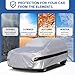 Holthly 10 Layers SUV Car Cover Custom Fit for Chevrolet Chevy Suburban (1973-2024) Waterproof All Weather for Automobiles, Outdoor Full Cover Rain Sun UV Protection.Silver