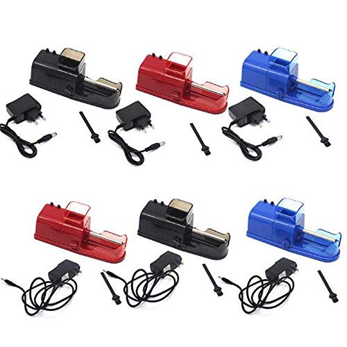 YJJ 1PC Automatic Electric Easy Cigarette Injector Tobacco Maker Roller Rolling Machine?Color Random?