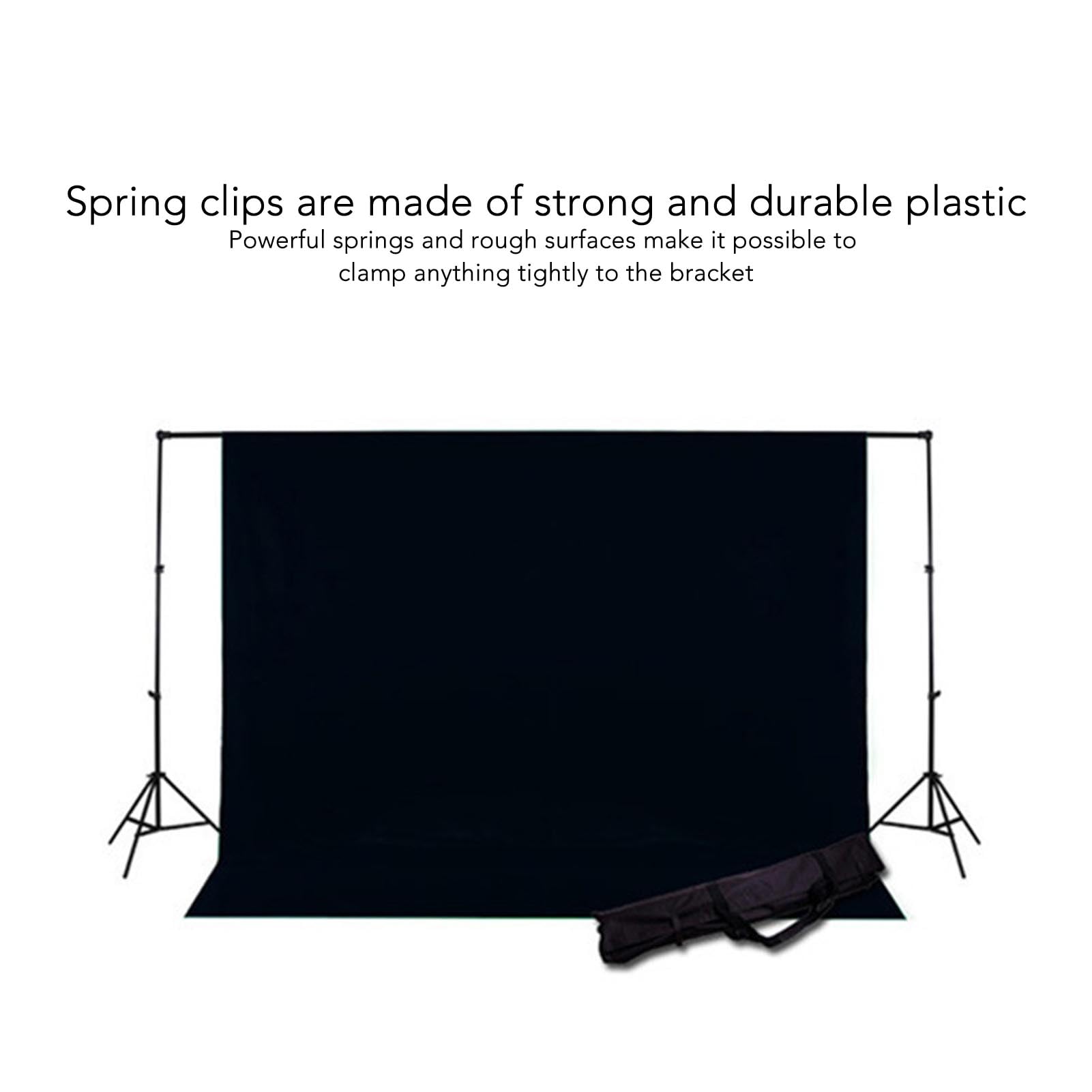 Kit de Soporte de Fondo Fotográfico, de Soporte de Aleación de Aluminio Ajustable para Fotografía de Estudio de Retrato de 70 a 200cm