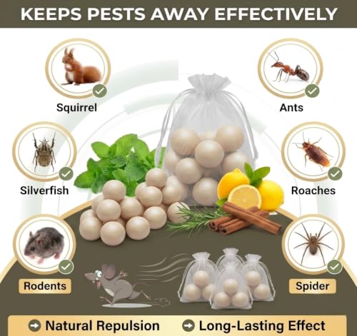 36 Pack Natural Rodent Repellent Pellets – Plant-Based Essential Oil Scent — view 3