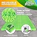 Swiffer Sweeper Compatible, Microfiber Mop Pads by Easily Greener, Reusable Refills for Wet and Dry Use, 2 Count