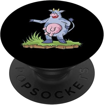 Milkbar Cow Milk Cow Calf Farm Farmer Heifer Cows Animal PopSockets Adhesive PopGrip