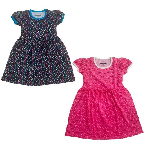 Image of NammaBaby Baby Girl's A-Line Mini Frock Dress (Pack of 1)