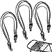 3 Pezzi corde elastiche con gancio, 68-120cm elastica per teloni, Cinghia Elastica con Ganci,,Elastico Portapacchi Bicicletta, Cinghie Moto Bagaglio con Gancio per Giardinaggio, Trasporto, Bicicletta