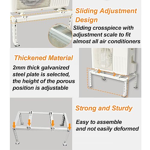 Support de condenseur pour Climatiseur Extérieur et Jardin Silencieux