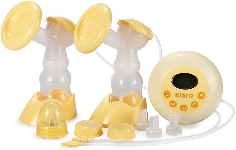 [2016 Upgrade Version] KINYO Double-Core Electric Double Breast Feeding Pumps Milk Suction 9-Grade Adjustment Milkpump BPA Free Certificated