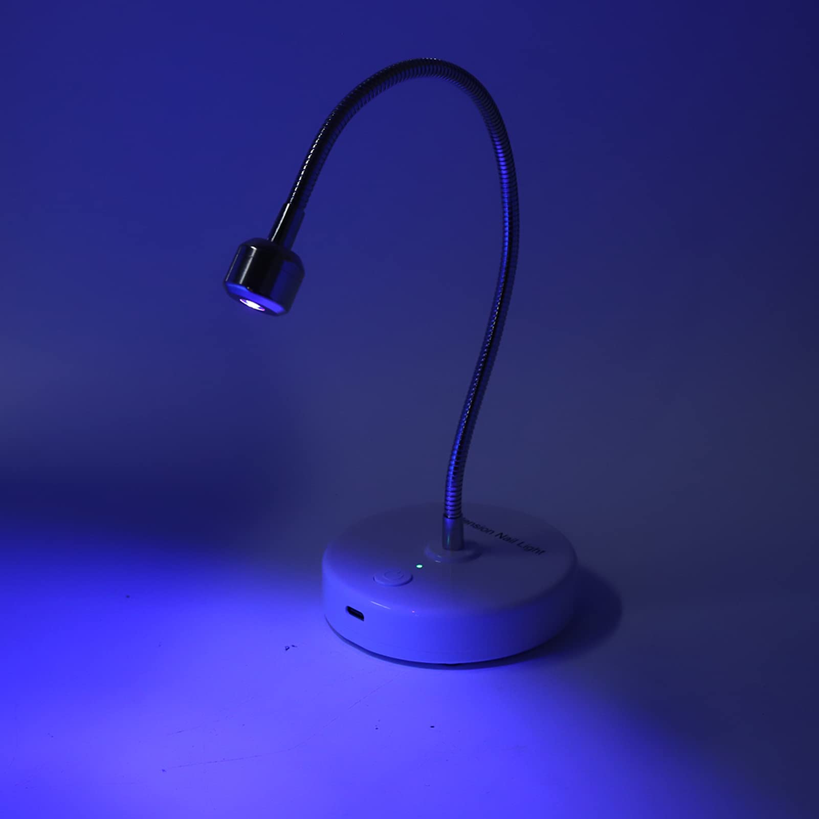 Lampada per Unghie Flessibile con Batteria, Tipo C Ricarica 3W LED Asciugatrice per Unghie, Mini Lampada per Unghie Portatile per Fai Te Domestico