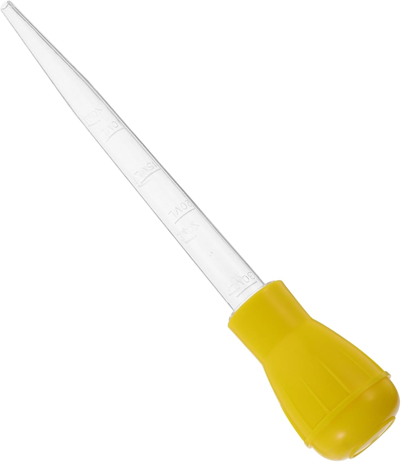 SECFOU Plastic Turkey Baster Cleaning Brush Reusable Food Baster for Meat and Poultry for Bbq Thanksgiving and Christmas Cooking