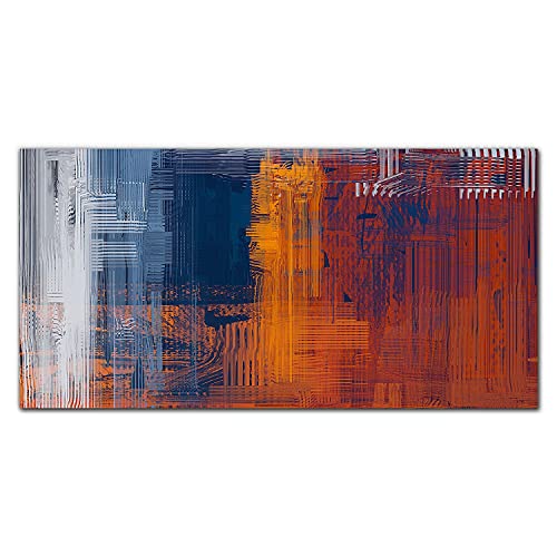 Décoration tableau en verre 100x50cm motifs géométriques pour design d'intérieur