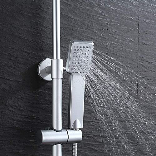 Douche à effet pluie haute pression avec buse réglable en hauteur - 8