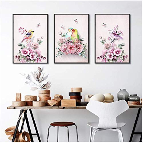 Peinture Modulaire Toile Art Fleur Haute Définition | Toile Premium 50x70cm