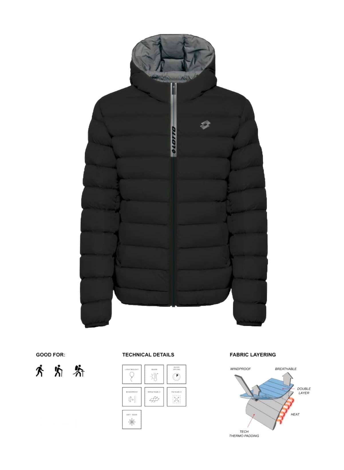 Lotto Piumino Uomo Invernale - Trapuntato - Giubbotto Uomo 110 Grammi 4 Stagioni Imbottito - Giacca Invernale