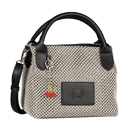 Sac bandoulière TOM TAILOR Denim Lucien taille M noir avec sangle réglable