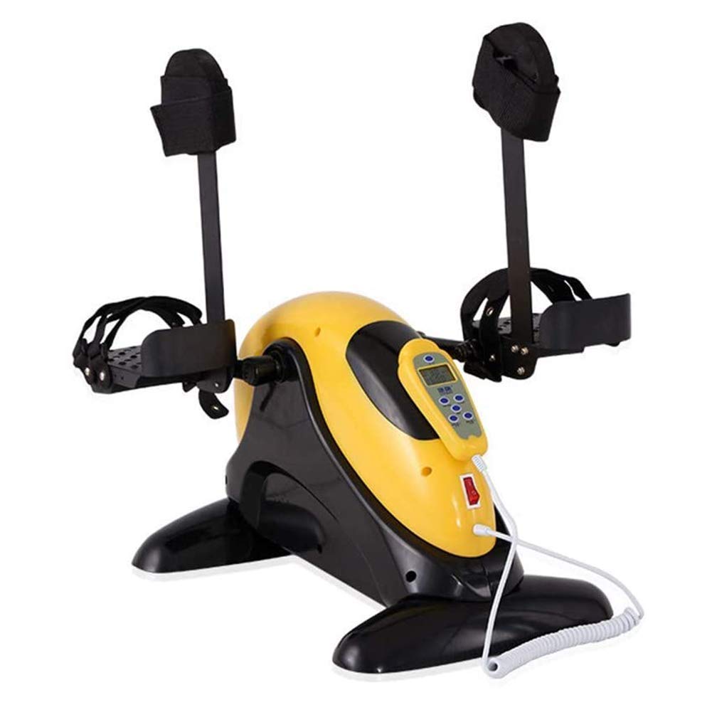 Przenośny mini elektryczny rower biurkowy z pedałami, rowerem stacjonarnym na ręce i nogi, rower stacjonarny z wyświetlaczem LCD, rower stacjonarny bez oporu