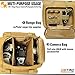 DBTAC Range Bag Small for 2X Pistol + Range Bag Large for 4+ Pistol (Brown)