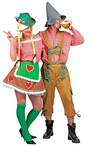 Boeren Tirol & Oktoberfest Kostuum | Alpen Jodelaar Man | Maat 48-50 | Bierfeest | Verkleedkleding - Afbeelding 4