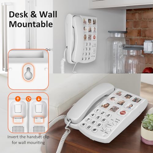 Téléphone fixe pour personnes âgées : ne manquez plus aucun appel grâce à la sonnerie forte - 7