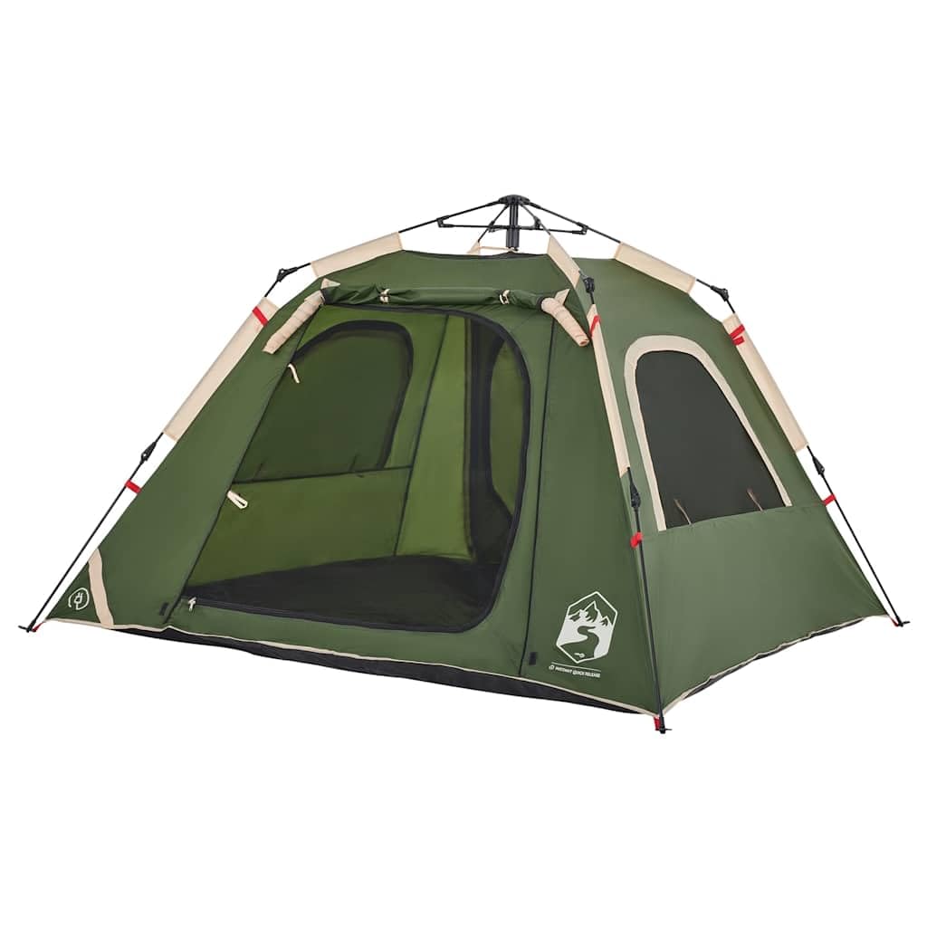 Genérico Tienda de campaña iglú 4 Personas Apertura rápida Verde,Deportes,Actividades al Aire Libre,Camping y Senderismo,Tiendas de campaña-4004143