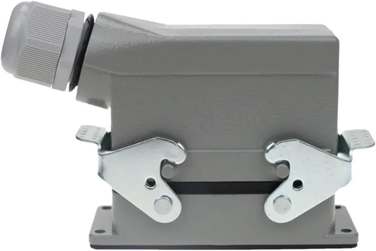 Rectangular heavy-duty connector HDC-HE 4/6/10/16/20/24/32/48 pin 16A plug top edge(24 core Lateral line)