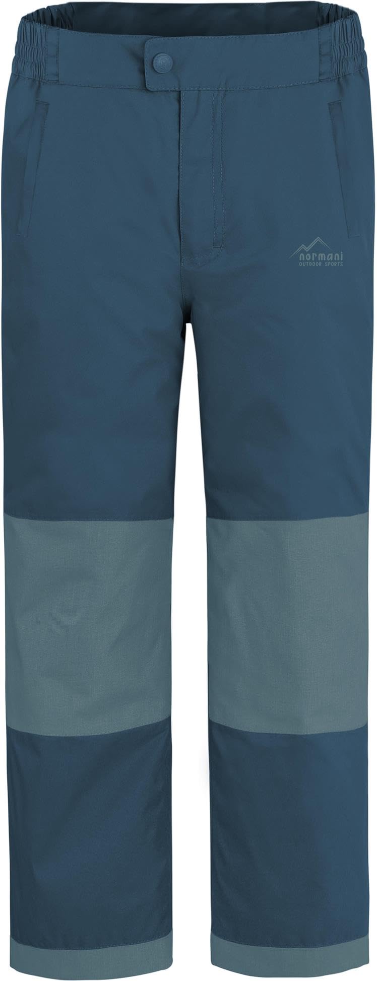 normani Kinder Winterhose mit Hosenträgern - wasserdichte Schneehose Skihose gefütterte Thermohose mit abnehmbaren Hosenträgern für Junge und Mädchen
