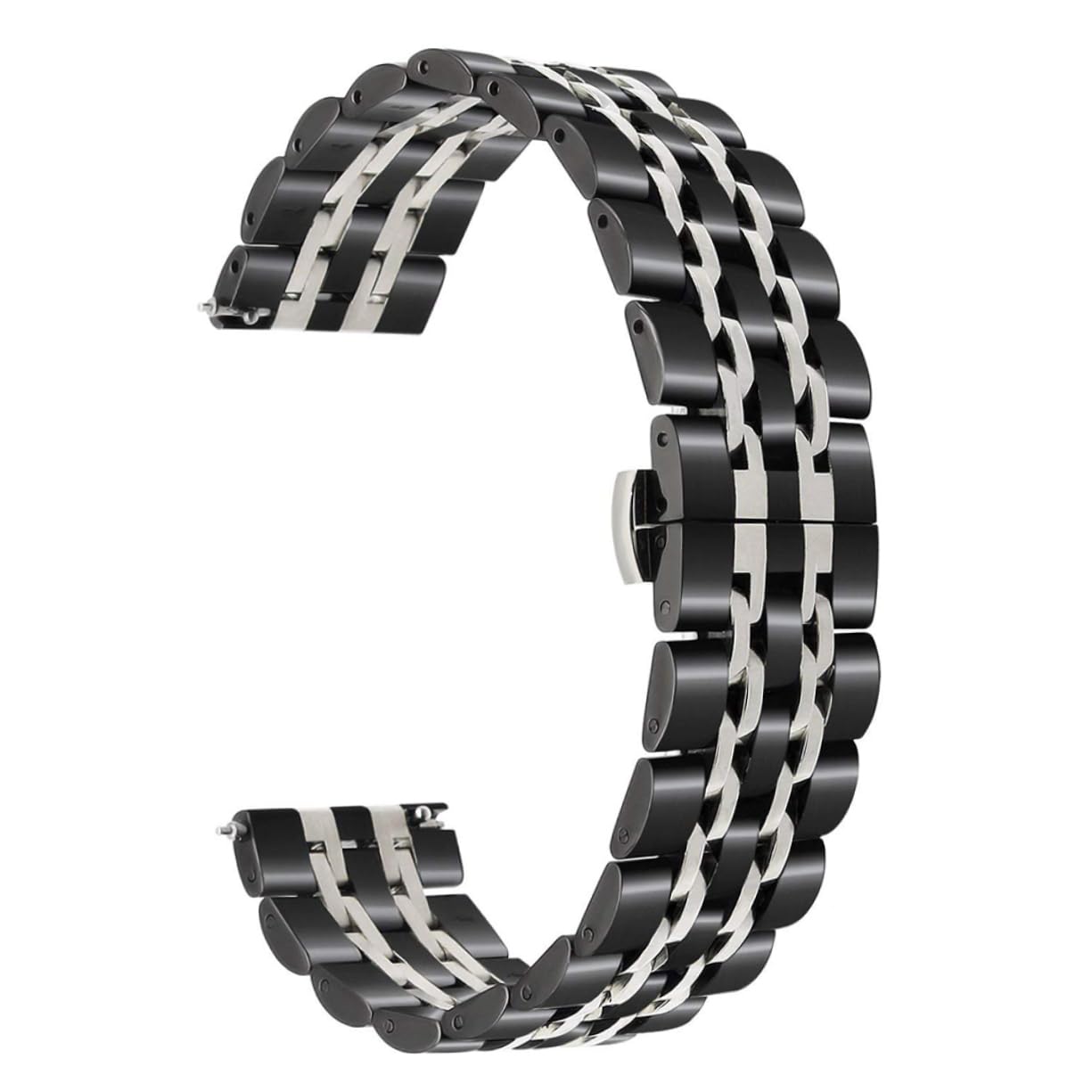 jojofuny Bracelet De Montre De Mode Bracelet De Montre Intelligente Bracelet De Montre En Acier Inoxydable Bracelet De Montre Intelligent S3