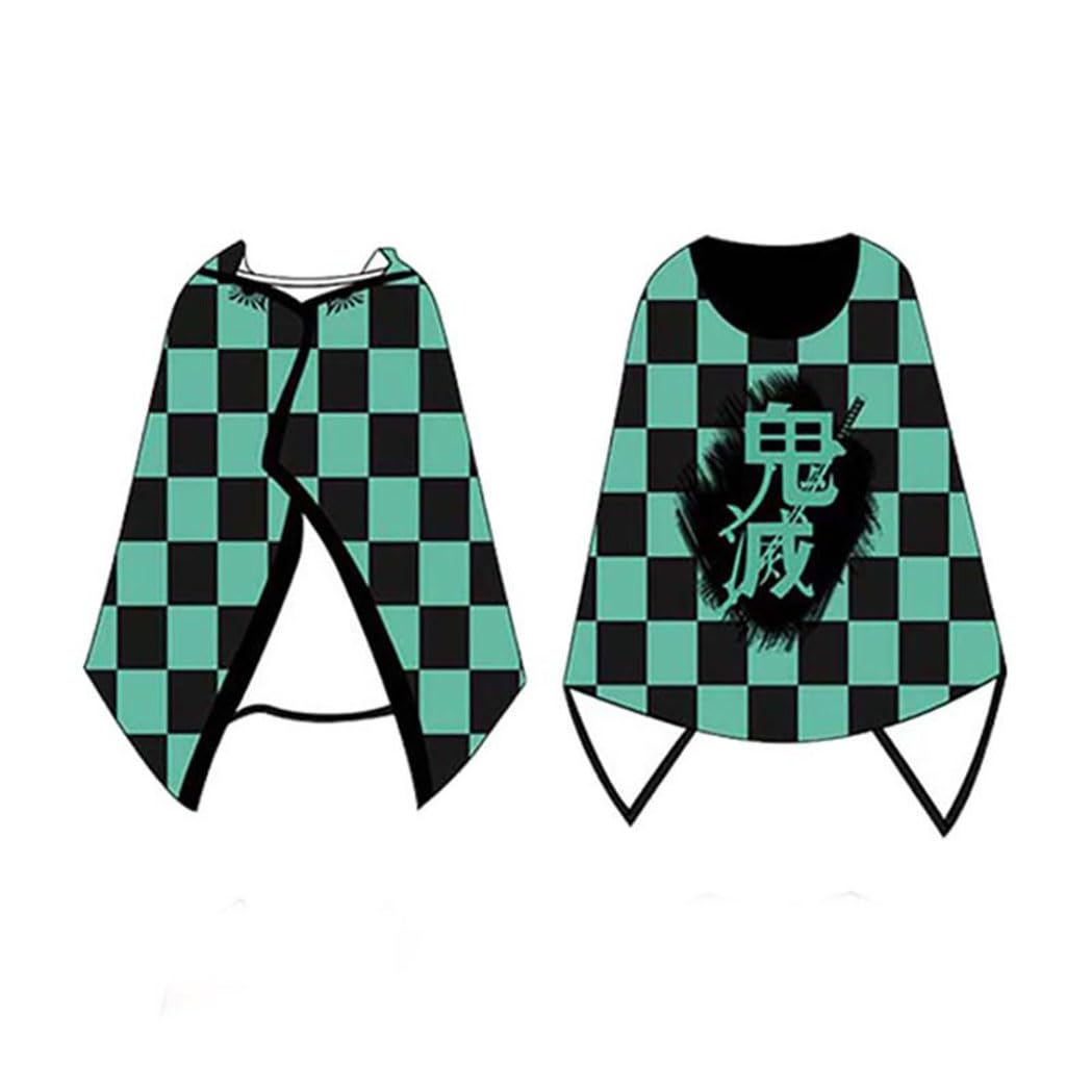 DACHENG Anime Hoodie Blanket Cape for demon-slayer-Tanjirou-cosplay - Official License