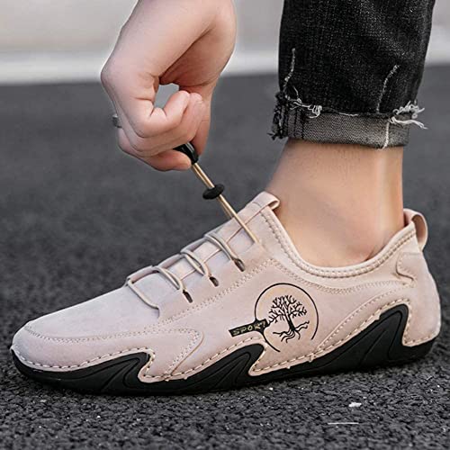 Image of Asifn Men's Casual Loafers Slip On Boat Shoes Comfort Driving Outdoor Work Office Dress Sneakers Leather Lace up Mocassins