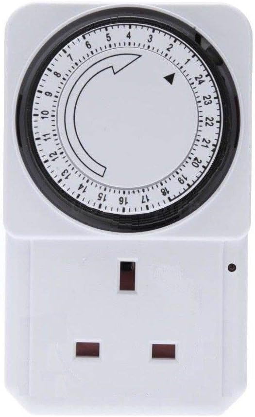 Guilty Gadgets 24 Hour 24hr Mains Plug In Timer Switch Programmable ...