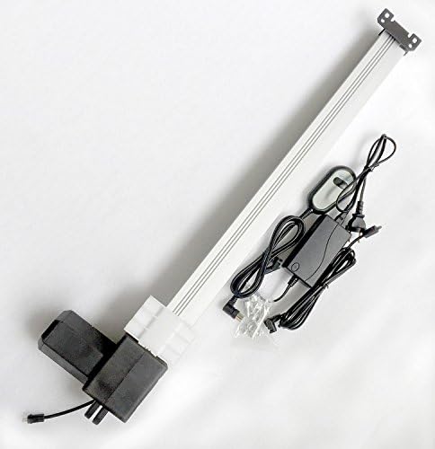 24inch 600mm stroke slider block Electric linear actuator motor DC 24V 20mm/s Heavy Duty Push 150Kg massage chair TV lift