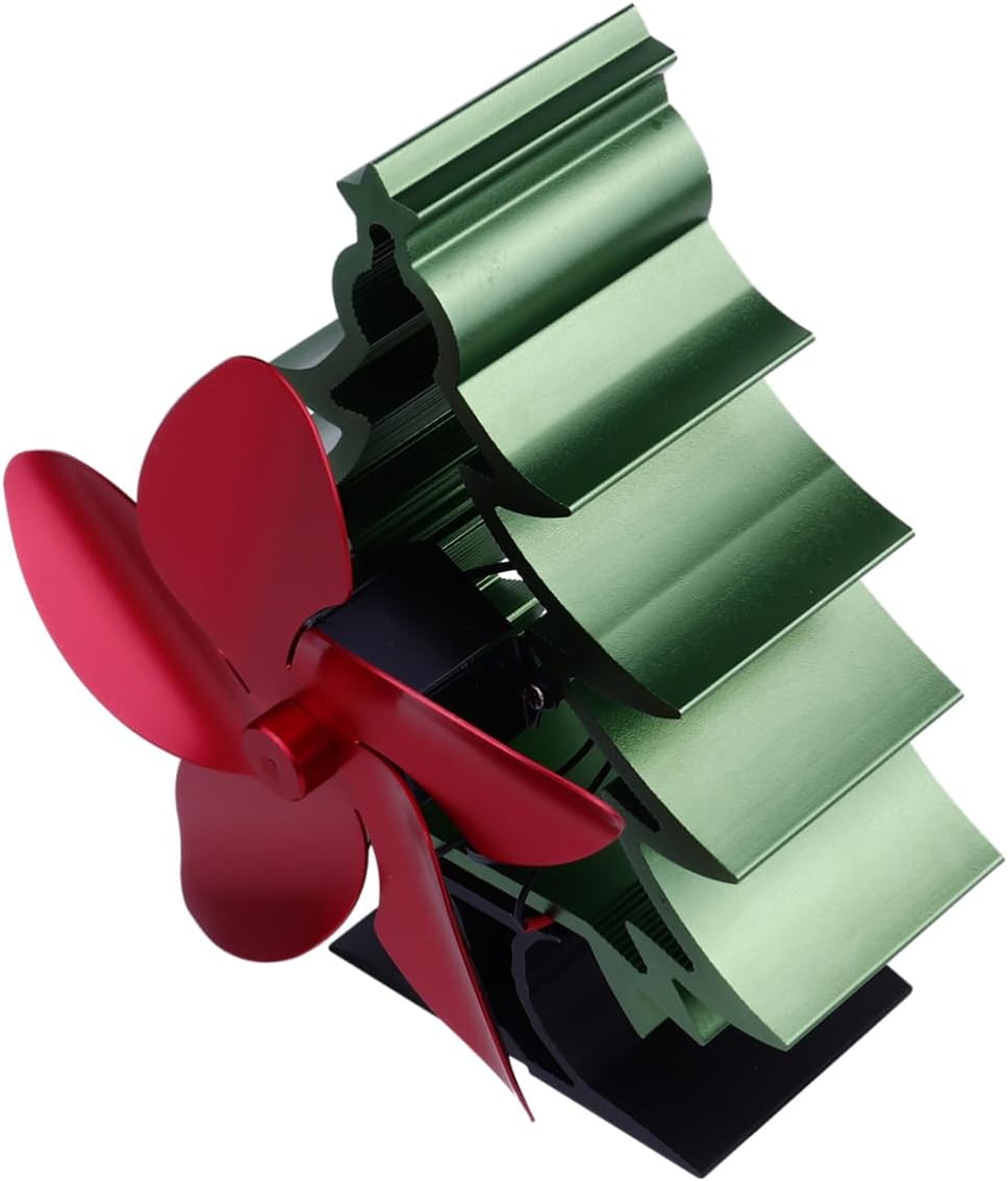 Ultra- Fan for Christmas Woodstove Fan Stove Thermal Power Fireplace Heat-powered Fireplace