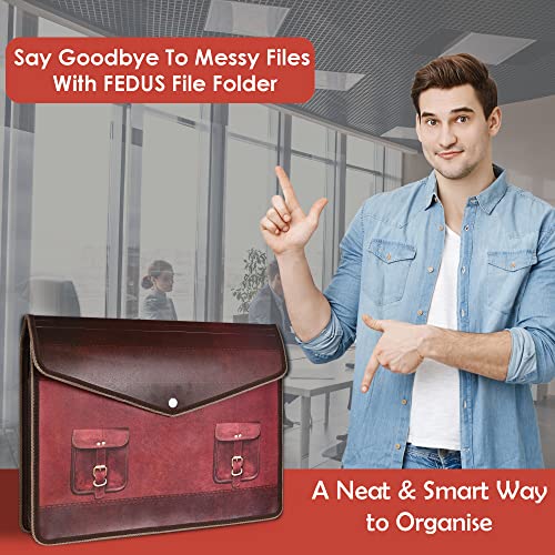 Image of FEDUS Pack 3 Documents Holder Envelope Folder,Stylist Printed File Storage Bag with Snap Button Transparent Plastic File for documents Certificate File Holder /Document Folder Organizer for Certificate