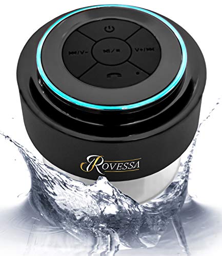 ROVESSA My Bluetooth Shower Speaker Waterproof - Portable Wireless Mini Speaker with Suction