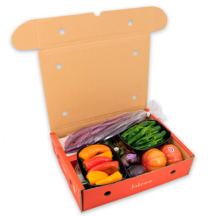 Selección de Verduras Gourmet 3 kg La Parcela, Origen España, Andalucía (Costa Tropical), Comprar Fruta y Verdura Fresca, De La Huerta A Tu Casa, Producto de Cooperativa Granada La Palma
