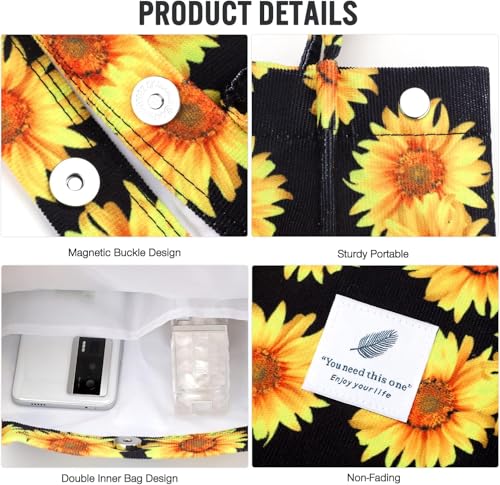 Image of Kawn Corduroy Tote Bag Aesthetic Cute Canvas Tote Bags for Women Washable Shoulder Bag with Inner Pocket for Go-to Everyday Bag for Work Beach Travel and Shopping Grocery