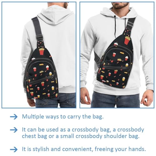 Mochila cruzada de pecho tipo bandolera de abeja para senderismo 3